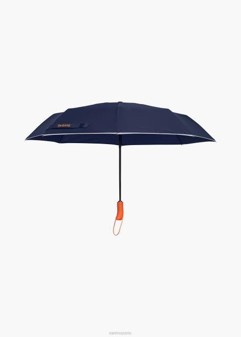 accessoire 64RP335 bleu marine/orange parapluie court SWIMS