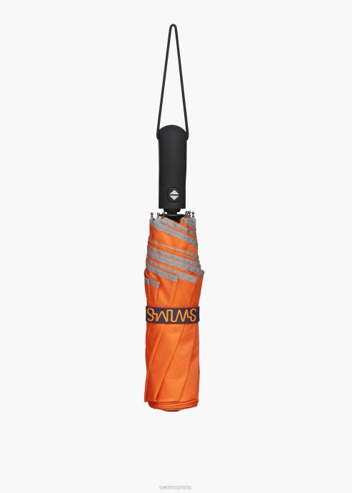 accessoire 64RP337 orange/noir parapluie court SWIMS