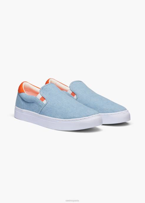 chaussure 64RP68 jean baskets à enfiler SWIMS