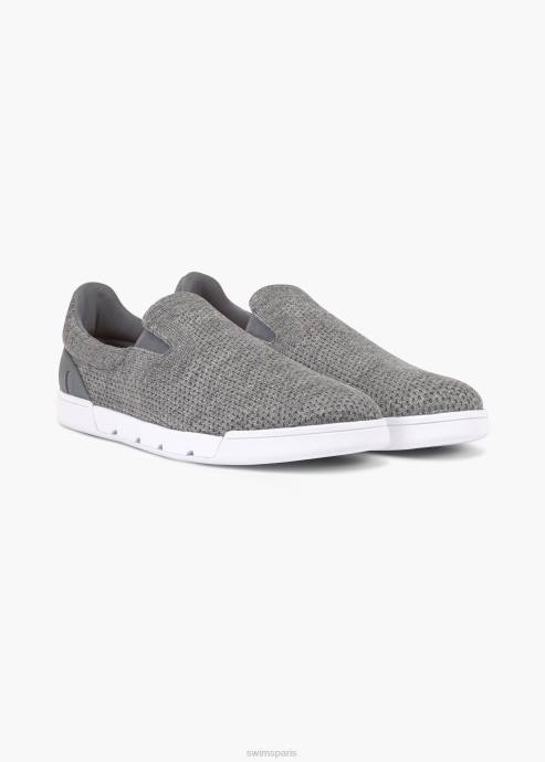 chaussure 64RP69 gris mélangé tennis à enfiler SWIMS