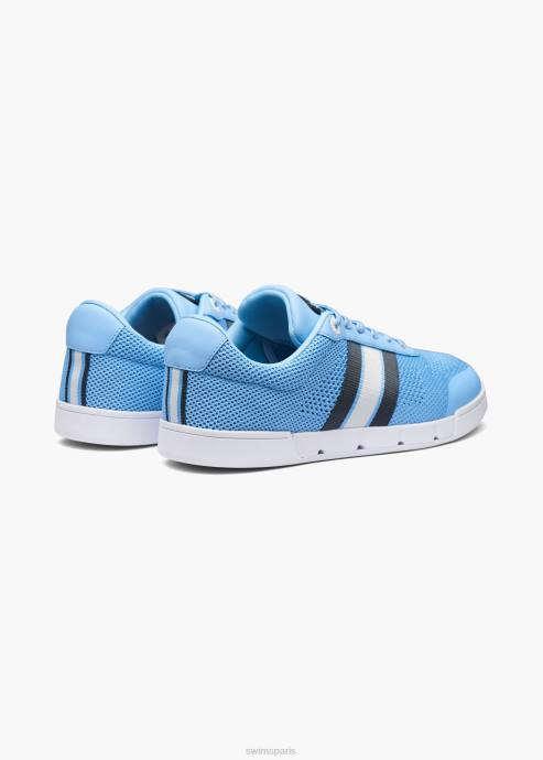 chaussure 64RP79 pulvérisation bleue sneaker solaro SWIMS