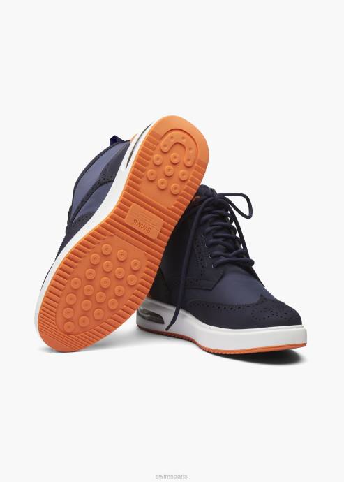 chaussure 64RP136 bleu marine/blanc/orange charles hybride SWIMS