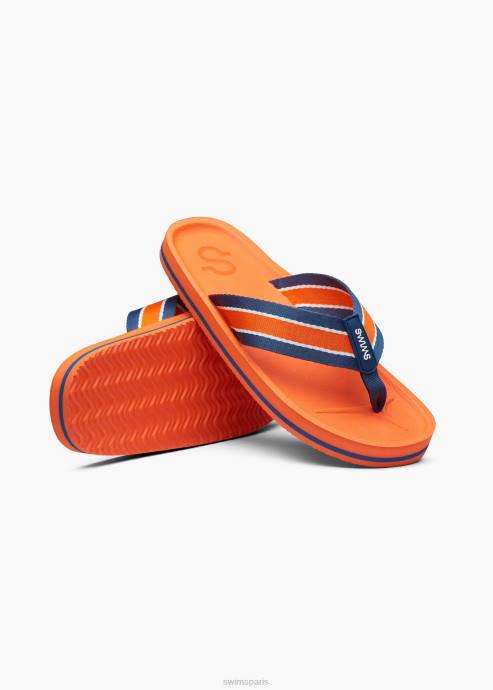 chaussure 64RP96 orange capri flip SWIMS
