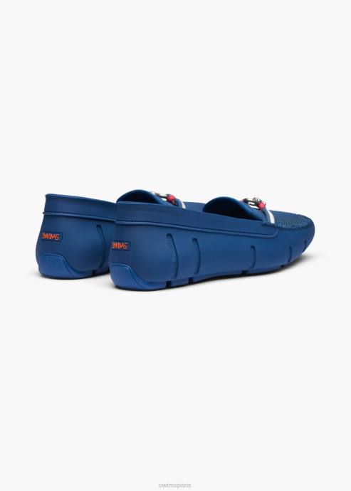 chaussure 64RP342 marine mocassin Riva SWIMS