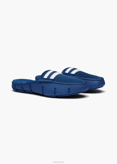 chaussure 64RP346 bleu marine mocassin à glissière SWIMS