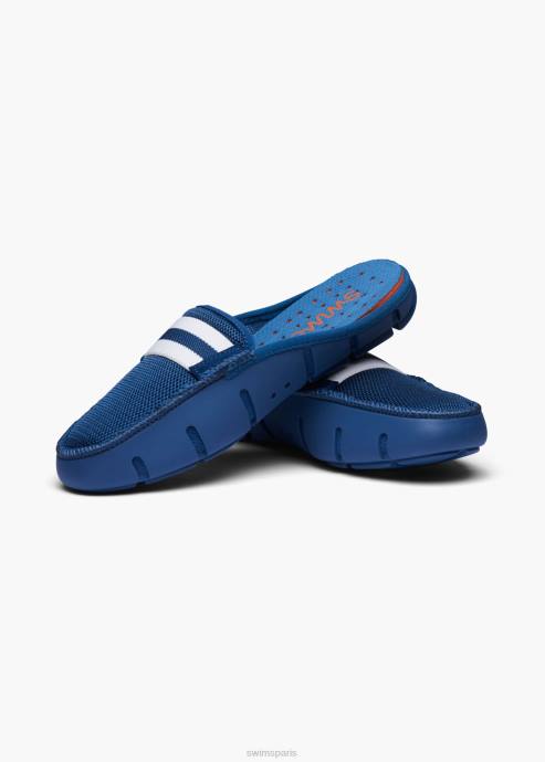 chaussure 64RP346 bleu marine mocassin à glissière SWIMS