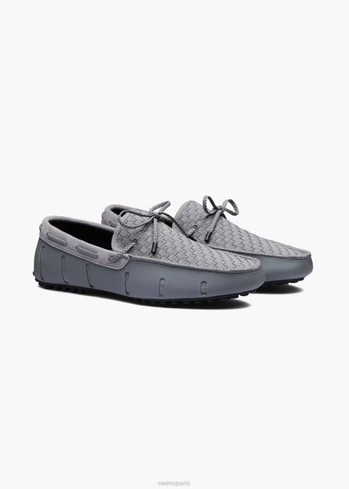 chaussure 64RP19 gris noir pilote tissé SWIMS