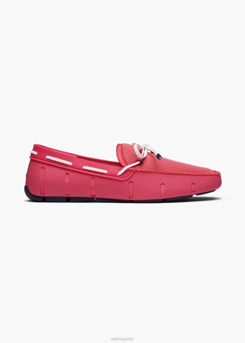 chaussure 64RP26 Campari mocassin en dentelle tressée SWIMS