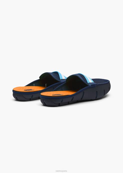 chaussure 64RP36 marine mocassin à glissière SWIMS
