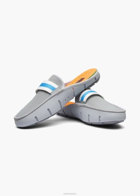 chaussure 64RP43 gris clair mocassin à glissière SWIMS