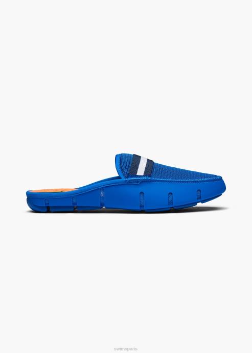 chaussure 64RP47 bleu mocassin à glissière SWIMS