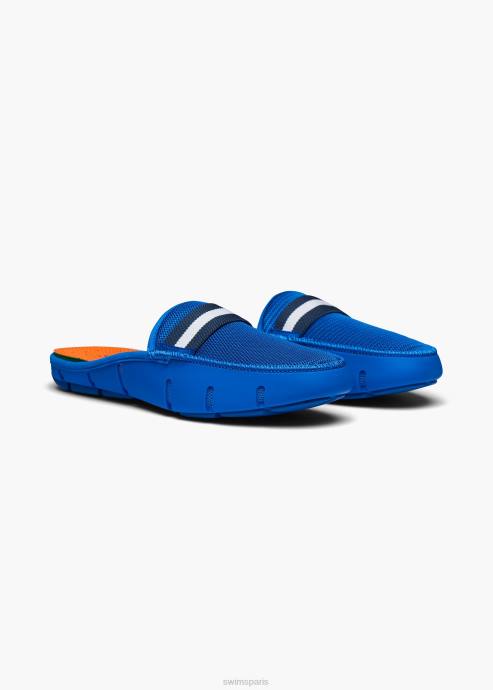 chaussure 64RP47 bleu mocassin à glissière SWIMS