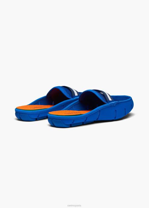 chaussure 64RP47 bleu mocassin à glissière SWIMS