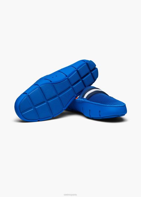 chaussure 64RP47 bleu mocassin à glissière SWIMS