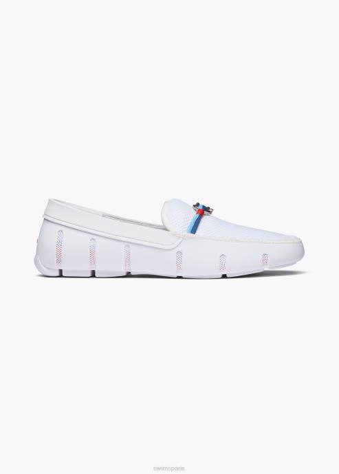 chaussure 64RP50 blanc mocassin Riva SWIMS