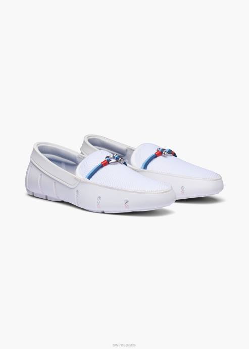 chaussure 64RP50 blanc mocassin Riva SWIMS