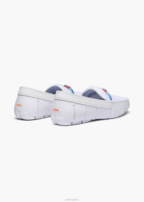 chaussure 64RP50 blanc mocassin Riva SWIMS