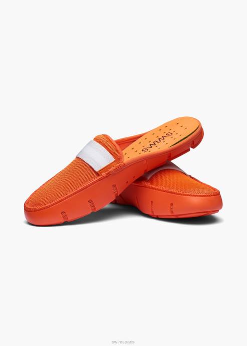 chaussure 64RP55 orange mocassin à glissière SWIMS