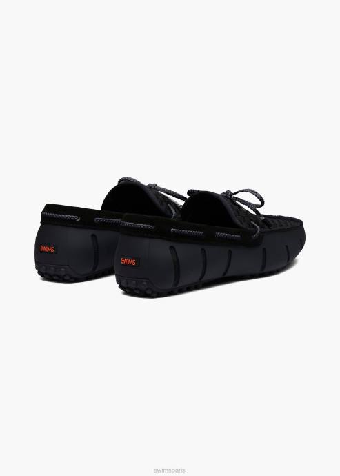 chaussure 64RP58 noir pilote tissé SWIMS