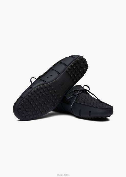 chaussure 64RP58 noir pilote tissé SWIMS