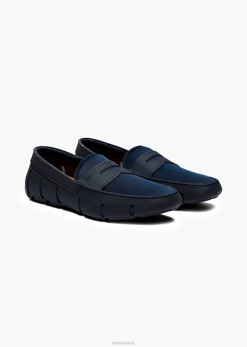 chaussure 64RP61 marine mocassin SWIMS