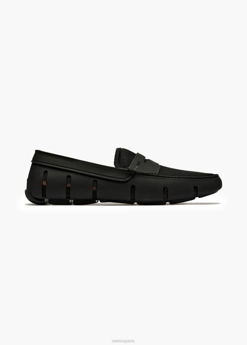 chaussure 64RP62 noir mocassin SWIMS