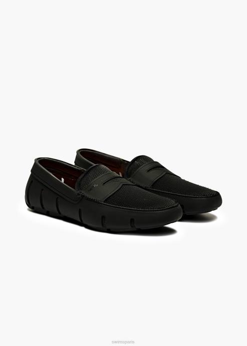 chaussure 64RP62 noir mocassin SWIMS