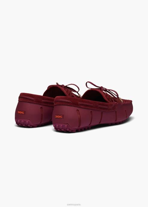 chaussure 64RP7 Bordeaux pilote tissé SWIMS