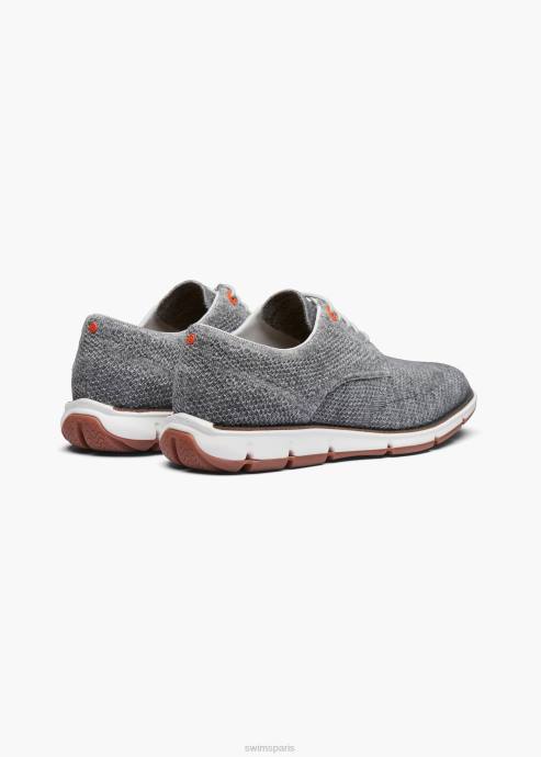 chaussure 64RP102 gris mélangé olsen tricot oxford SWIMS