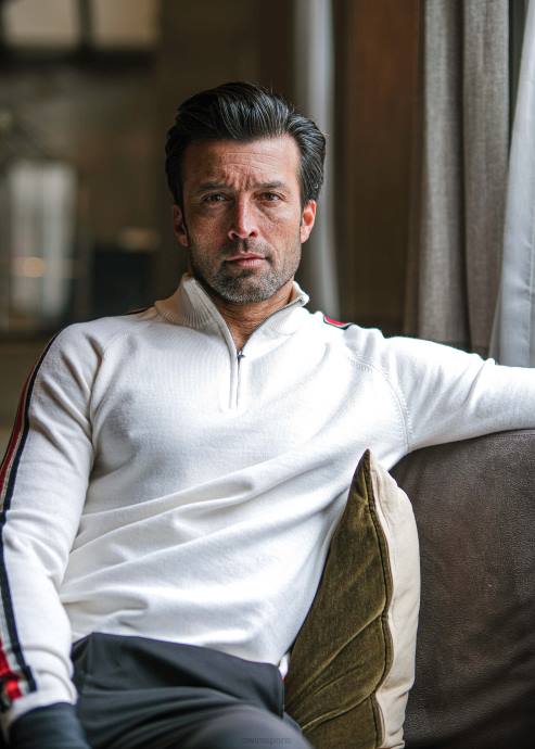 vêtements 64RP197 blanc pull andorre SWIMS