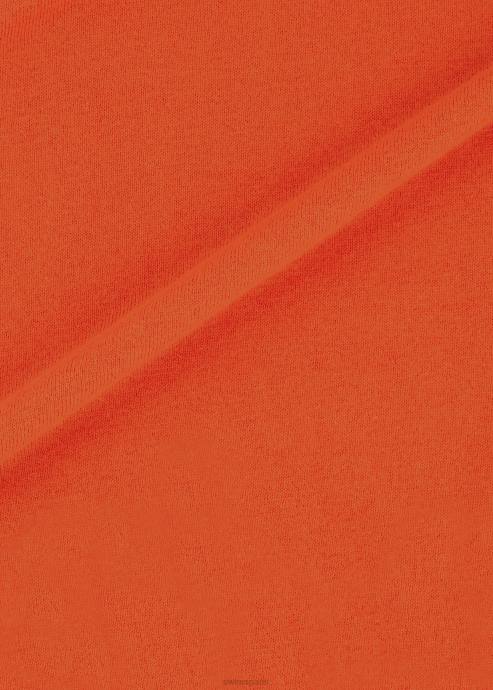 vêtements 64RP245 orange pull à col rond Skrova SWIMS