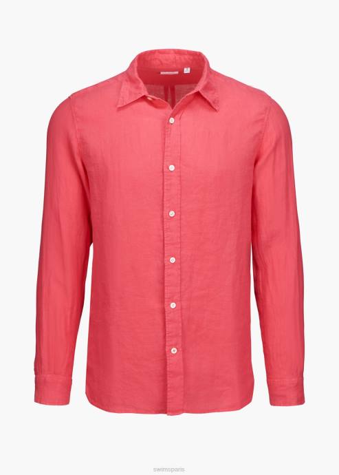 vêtements 64RP205 Campari chemise en lin amalfi SWIMS