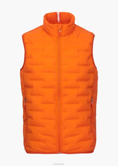 vêtements 64RP152 orange doudoune sans couture lofoten SWIMS