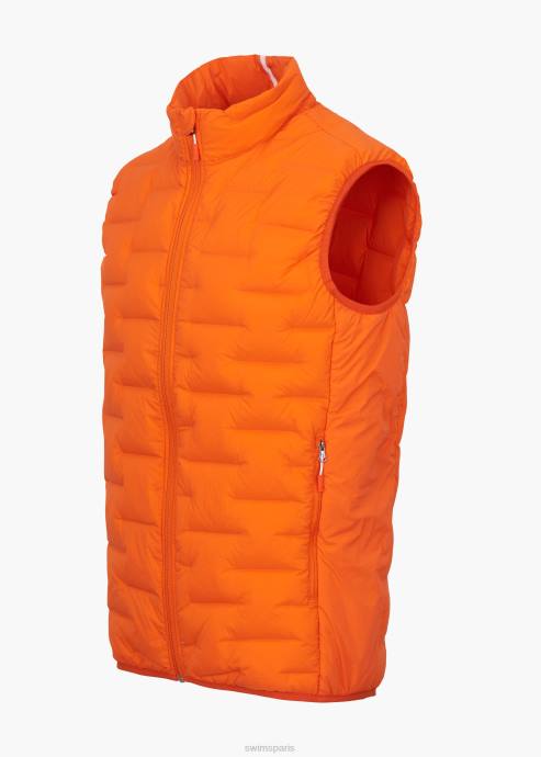 vêtements 64RP152 orange doudoune sans couture lofoten SWIMS