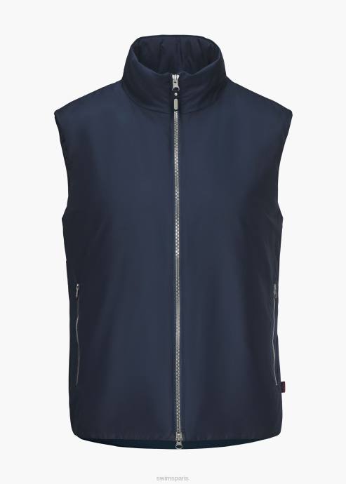 vêtements 64RP167 bleu marine foncé le gilet léger SWIMS
