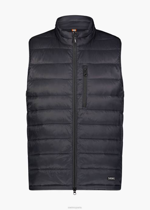 vêtements 64RP171 noir doudoune sans couture lofoten SWIMS