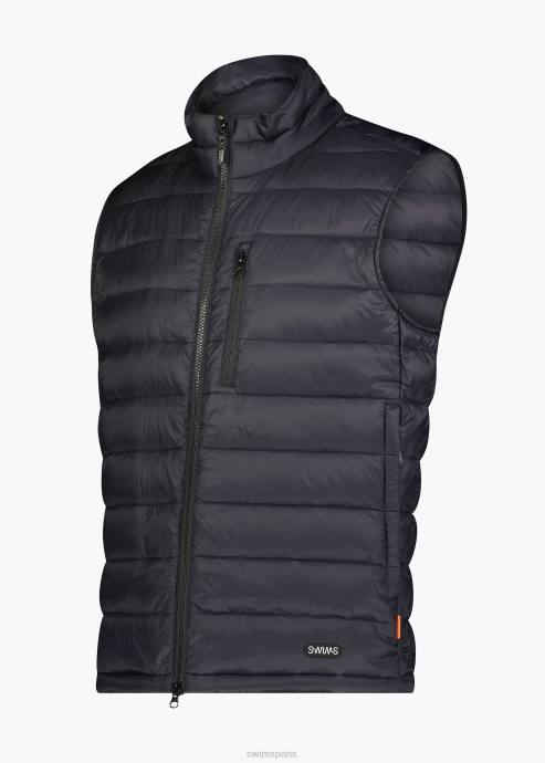 vêtements 64RP171 noir doudoune sans couture lofoten SWIMS