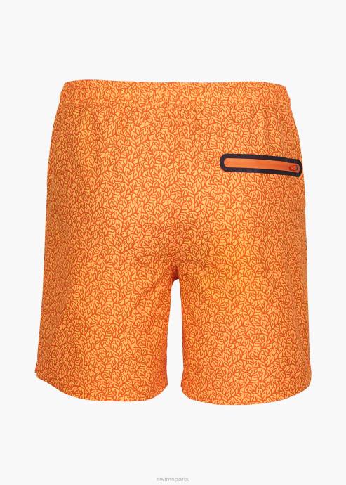 vêtements 64RP285 corail orange sotogrande short de bain 6