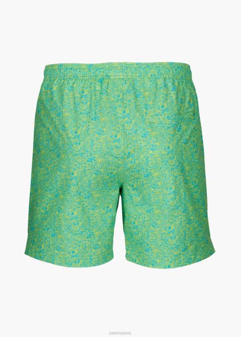 vêtements 64RP297 imprimé céruléen short de bain onda 6