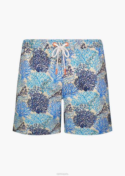 vêtements 64RP298 saphir corail short de bain onda 6" SWIMS