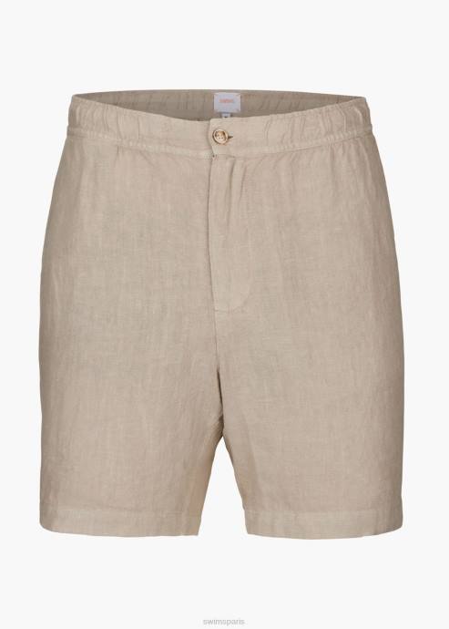 vêtements 64RP270 dune de sable short en lin amalfi SWIMS