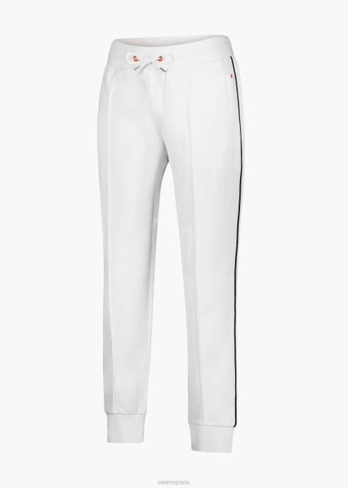 vêtements 64RP272 blanc pantalon de survêtement ballstad SWIMS