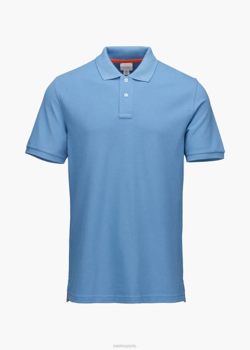 vêtements 64RP201 bleu arctique polo sunmore SWIMS