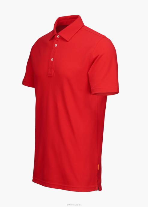 vêtements 64RP210 rouge marina-polo SWIMS