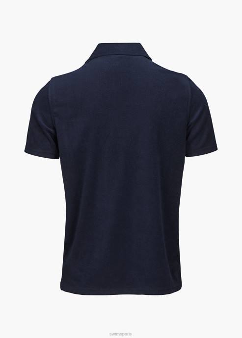 vêtements 64RP211 marine polo en éponge fontalina SWIMS
