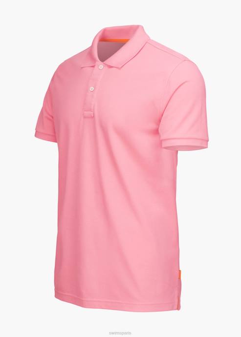 vêtements 64RP218 rose pâle polo sunmore SWIMS