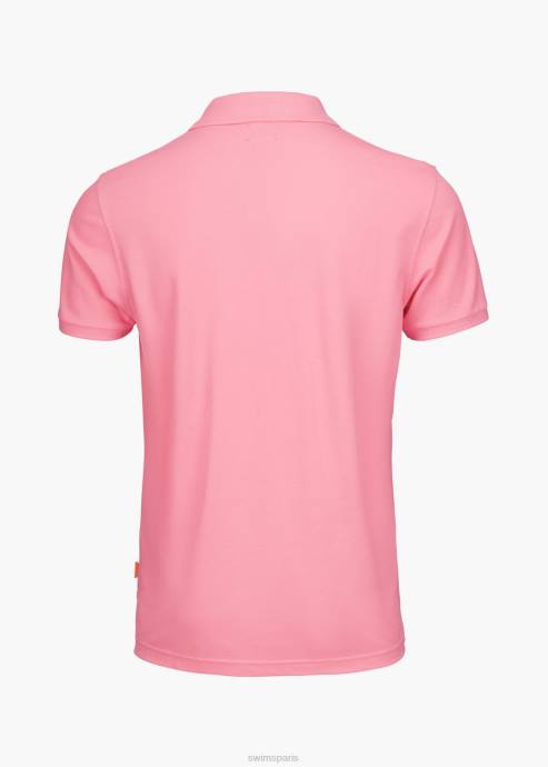 vêtements 64RP218 rose pâle polo sunmore SWIMS