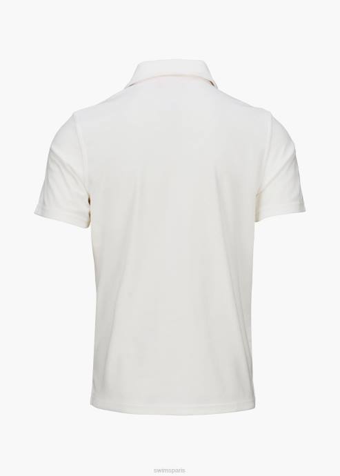 vêtements 64RP219 blanc polo en éponge fontalina SWIMS