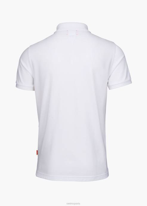 vêtements 64RP222 blanc polo sunmore SWIMS
