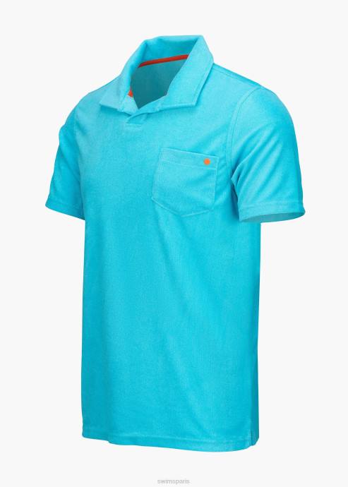 vêtements 64RP226 glacier polo en éponge fontalina SWIMS